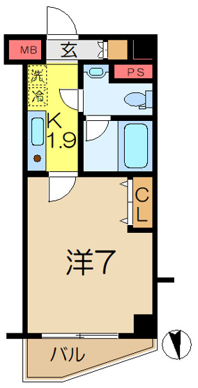 【間取り】 | パークアクシス横浜井土ヶ谷