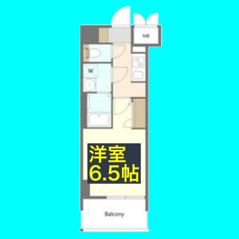 S-RESIDENCE名駅北alesia(アレシア)の間取り