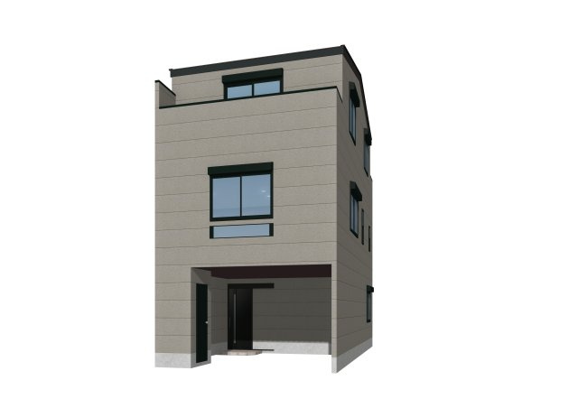 【外観パース】 | 灘区岩屋中町２丁目新築戸建 | 外観パースです