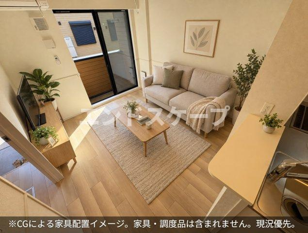 カレント　レジデンス　下増田Ⅱの居間・リビング|高崎、前橋のお部屋探しはエンドスケープまで！お客様の理想お聞かせ下さい♪