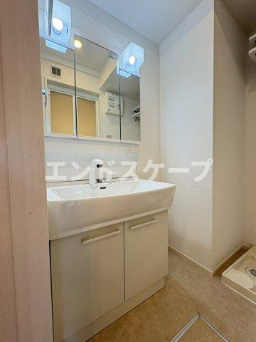 カレント　レジデンス　下増田Ⅱの洗面所|高崎、前橋のお部屋探しはエンドスケープまで！お客様の理想お聞かせ下さい♪