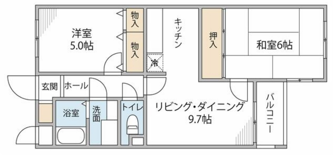 ロイヤルメゾン舞子坂の間取り
