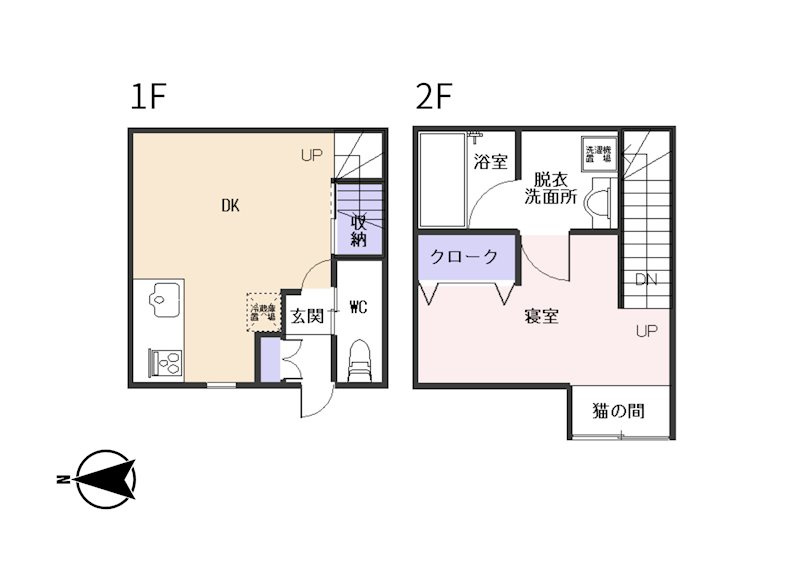 シャ・ミニヨンAの間取り