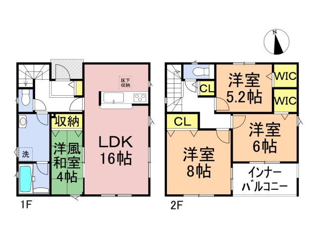 【商談中】クワイエ　岐阜市柳津町高桑第3　全1区画分譲の間取り|■1号棟　■ヤマダ不動産　株式会社リライフ　
■夢のマイホーム購入をフルサポートします！