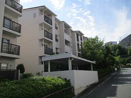 鈴が峰第4住宅8号棟の外観