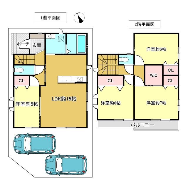 成田市飯田町Ⅳ　新築戸建　A号棟の間取り