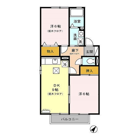 オーレ日吉の間取り