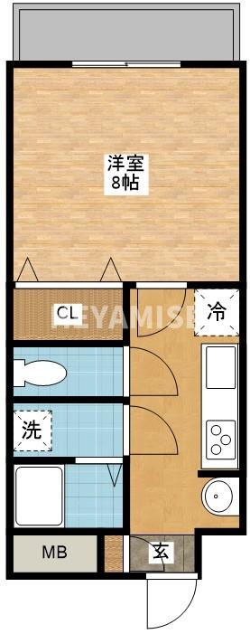 ベアハイツⅡの間取り