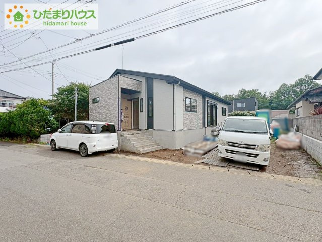 ひたちなか市はしかべ1期　新築戸建の外観|2026年７月中旬完成予定！
似た作りのモデルハウスご案内可能です♪