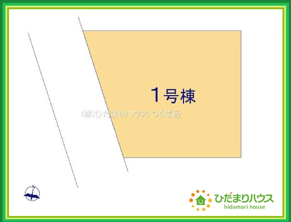 ひたちなか市はしかべ1期　新築戸建の区画図|駐車場3台止められます(^^♪