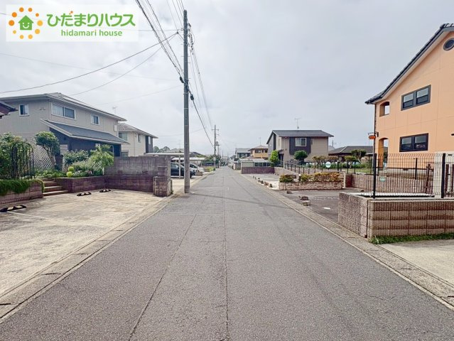 ひたちなか市はしかべ1期　新築戸建の前面道路含む現地写真