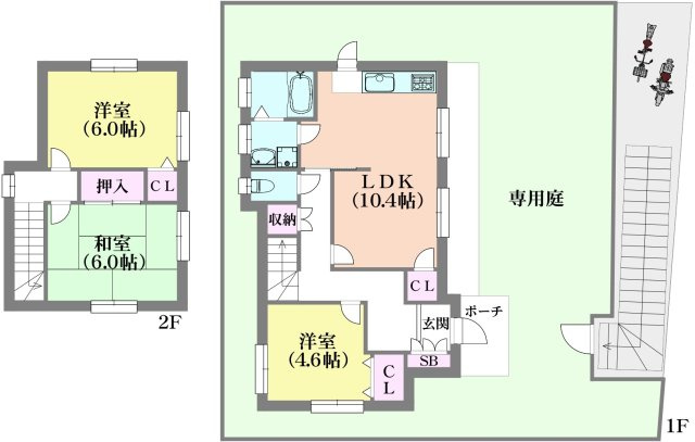 甲栄台５丁目貸家Ⅱ