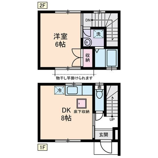 メゾンモネの間取り|間取りです。