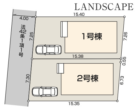 【仲介手数料無料】狭山市水野第３全２棟２号棟　狭山の新築住宅なら西武ハウジングの区画図