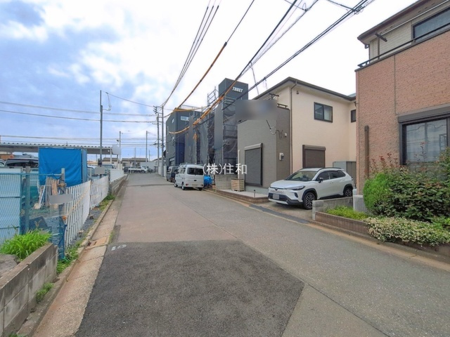 【新築分譲住宅】川越市南台2丁目4番の前面道路含む現地写真