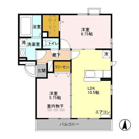 BRILLIANT FLATSの間取り