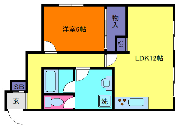 御影城の前パークハイムの間取り