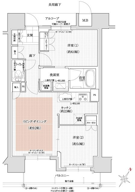 ディオ梅田の間取り
