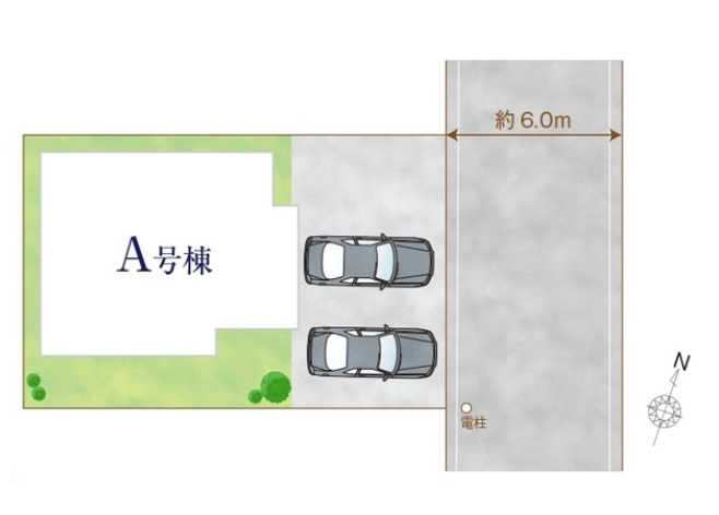 市川市福栄４丁目３７６７番２５５の区画図