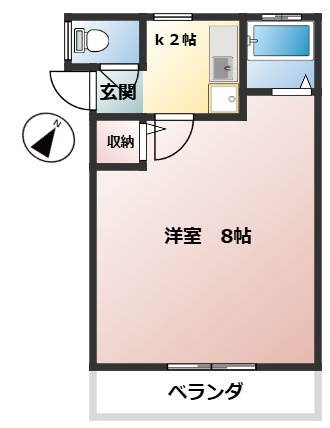 ヘリオス西棟の間取り