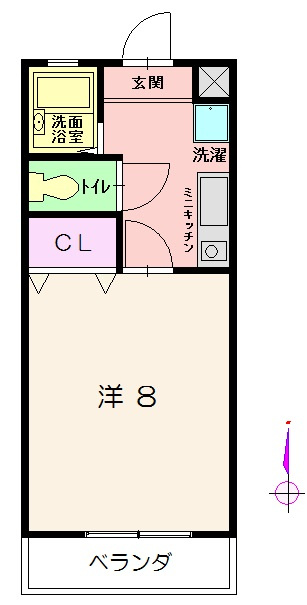 ティエリア豊田の間取り