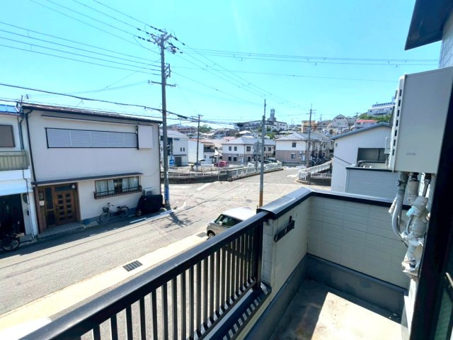 松本ハイツⅠのバルコニー|バルコニー付きです
