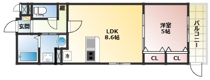 MISTRAL龍野町の間取り