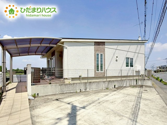 【外観】 | 水戸市青柳町　中古戸建 | 白を基調とした明るい印象を受ける外観です！