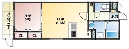 MISTRAL龍野町の間取り