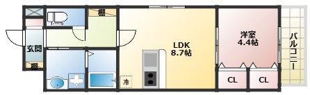 MISTRAL龍野町の間取り