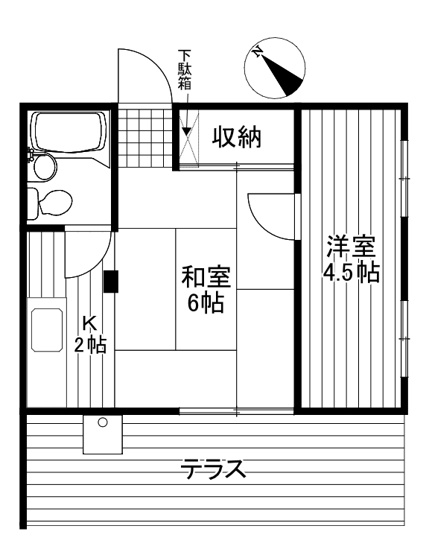 【間取り】 | ヴィラ幡ヶ谷
