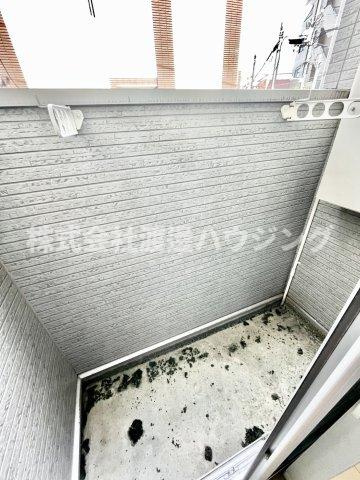 ロシェ下新庄のバルコニー