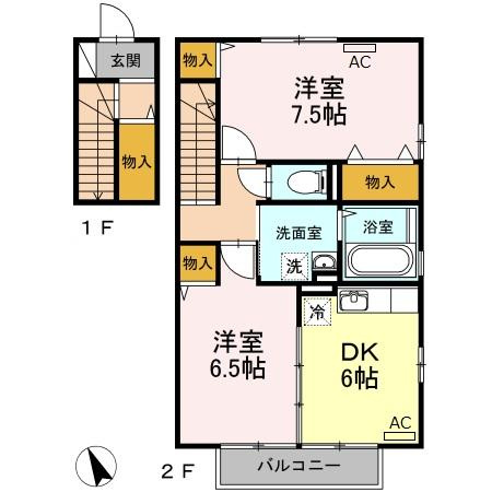 セジュールヴァンセンヌ B棟の間取り