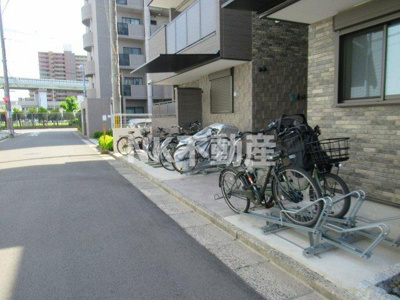 【その他共用部分】 | 東祥グレイス角田（吉田賃貸） | 駐輪場です