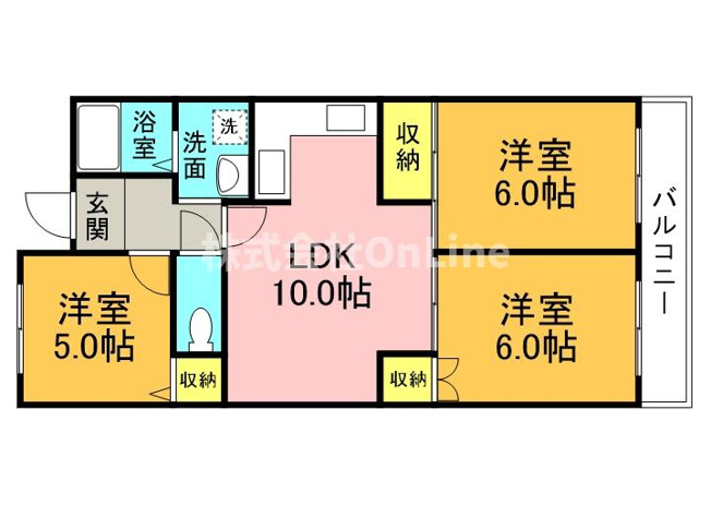 【間取り】 | ラビスタ志紀
