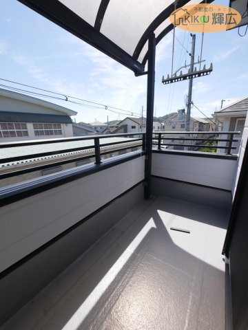 姫路市東山　中古戸建のバルコニー