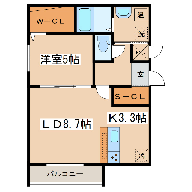 アラモードの間取り