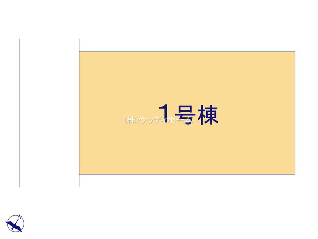 越谷市神明町2期　新築一戸建ての区画図