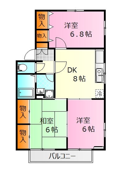 【間取り】 | セジュール細馬