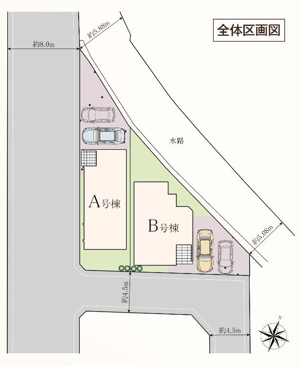 船橋市西習志野３丁目１７６１番の区画図