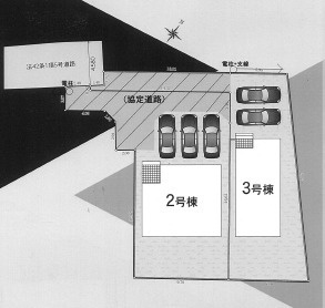 小田原市飯田岡第20　新築戸建　全2棟2号棟の区画図
