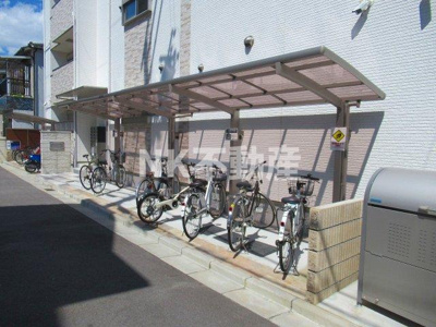 【その他共用部分】 | クリエオーレ瓜生堂（若江岩田賃貸） | 駐輪場です