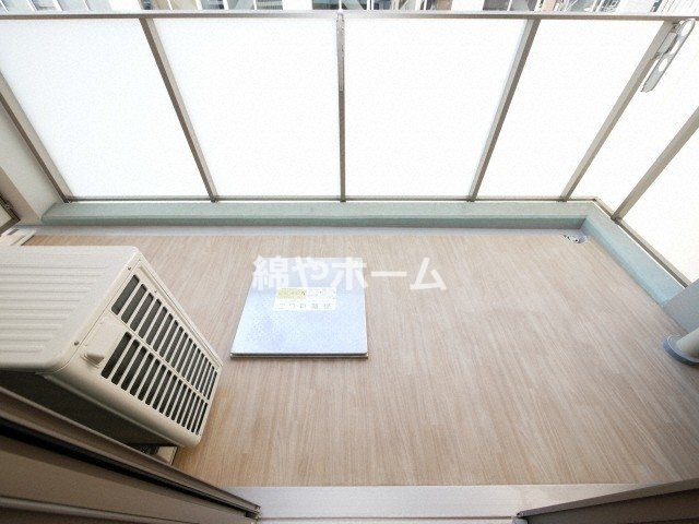 ハイデンス梅ヶ枝のバルコニー|陽当たり良好なバルコニーです