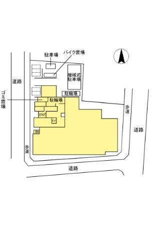 クリオ東小金井パークフロントの区画図