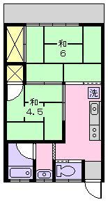 【間取り】 | ハイツアキヤマ