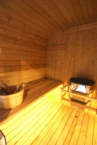 【内装】 | MyHome RELAXA | ロウリュウも出来ます♪サウナ内最高温度100度！