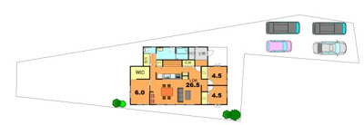 【参考プラン】 | 市辺西川原町　売土地（建築条件無）B号地 | 平屋の建築も可能♪