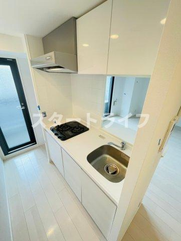 大阪市東淀川区東中島１丁目の賃貸マンションのキッチン