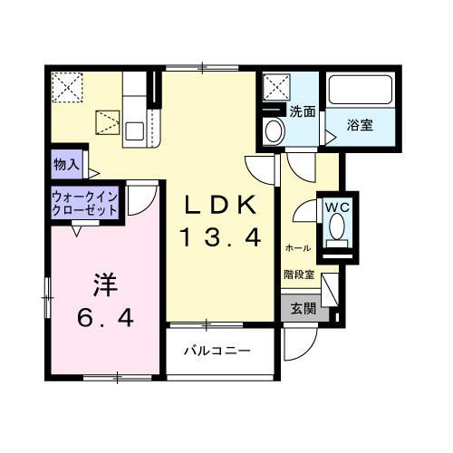 ハウス　フェリーチェ　Ⅱの間取り
