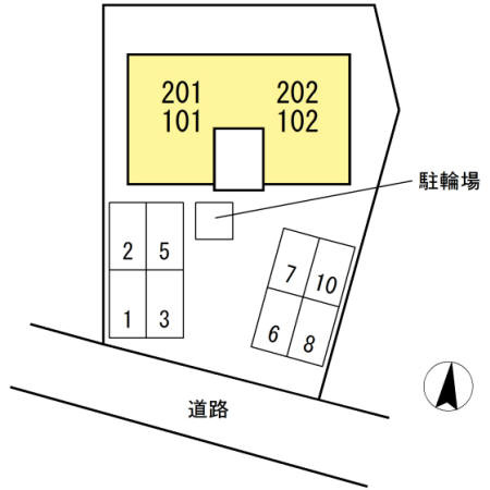 ルピナスかもべの区画図